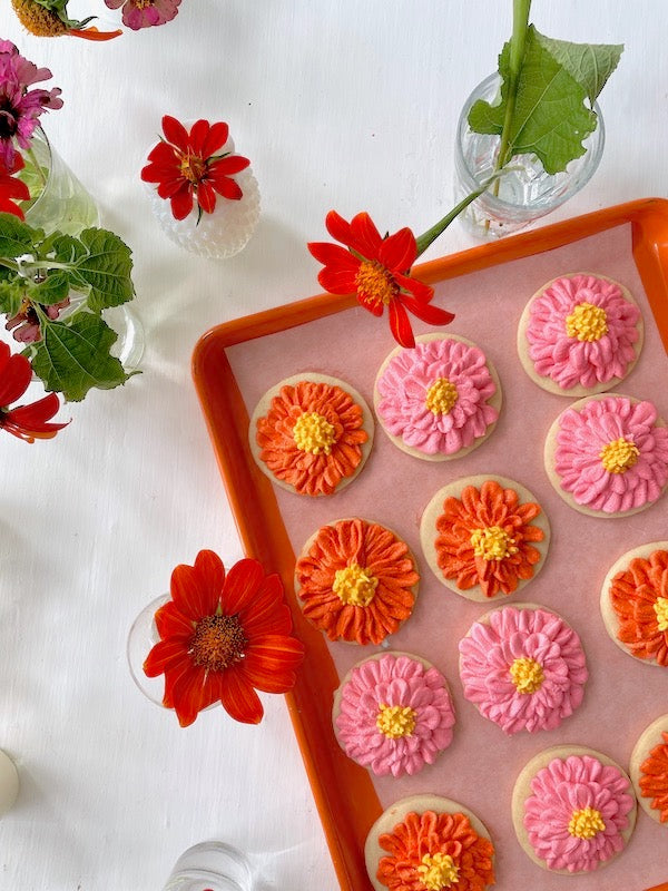 Zinnia Sugar Cookies