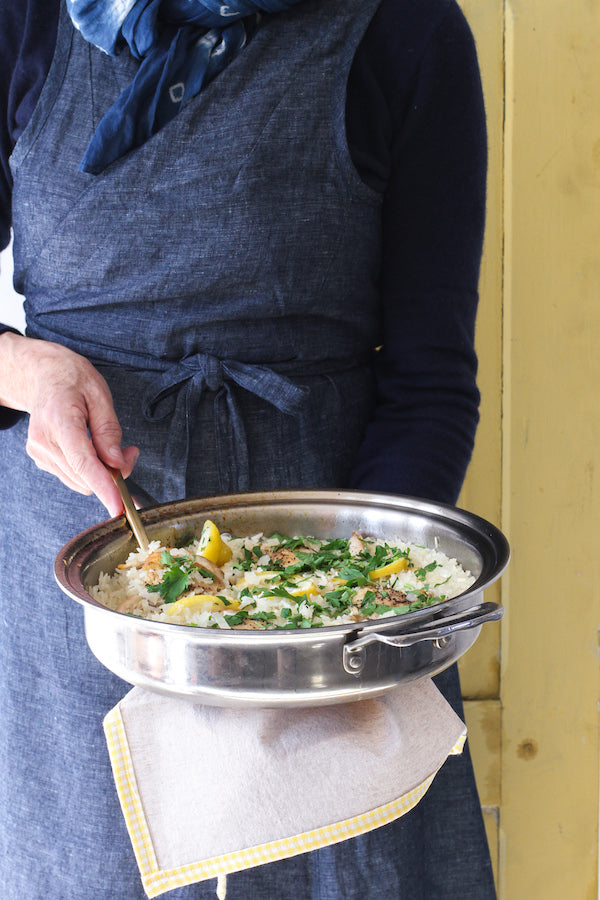 One-pan Lemon Garlic Chicken and Rice