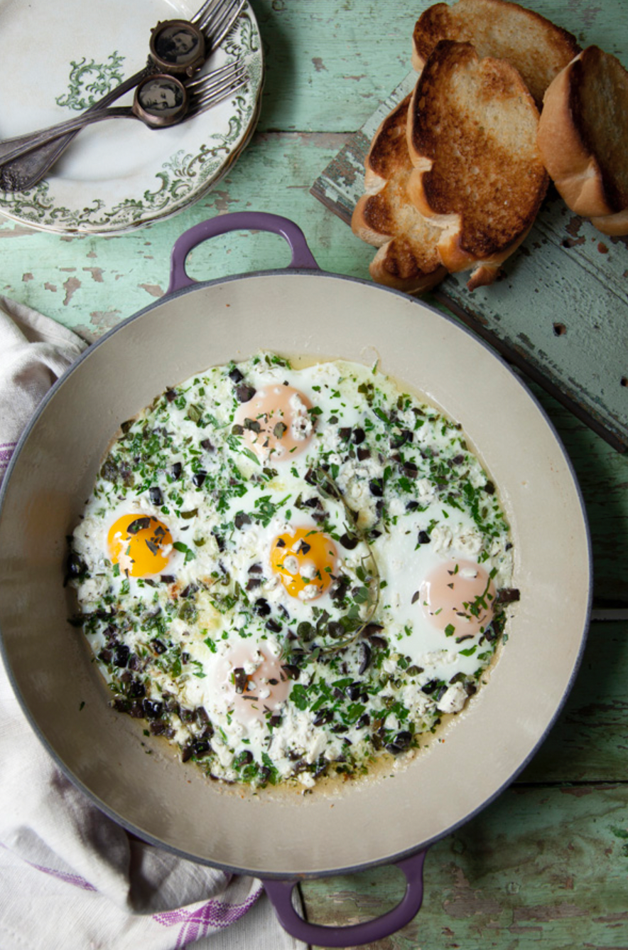 Greek Baked Eggs