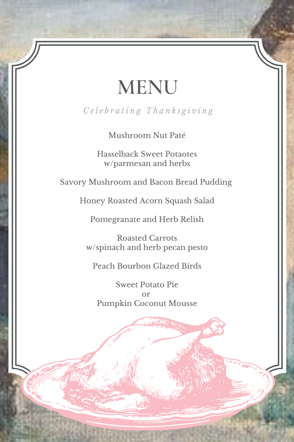 Thanksgiving Menu