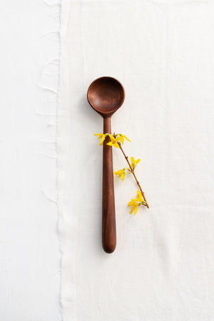 12" BLACK WALNUT WOOD TASTING SPOON