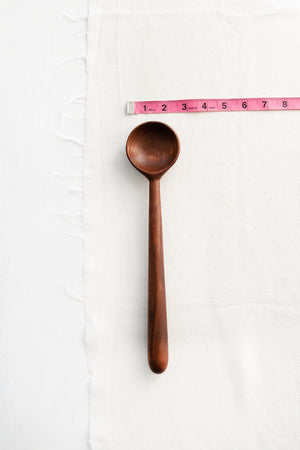 12" BLACK WALNUT WOOD TASTING SPOON