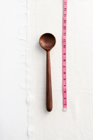 12" BLACK WALNUT WOOD TASTING SPOON