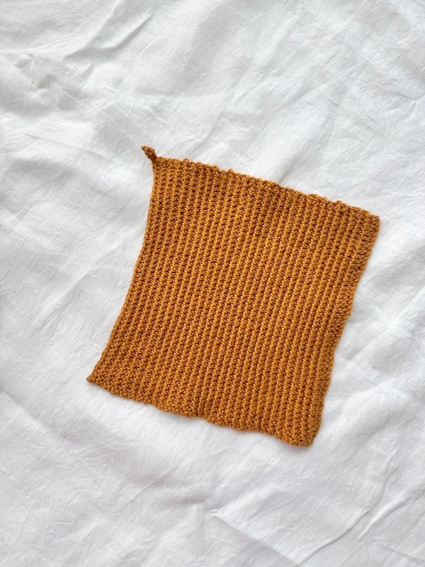 COTTON/LINEN HAND KNIT WASHCLOTH (6 COLOR OPTIONS)