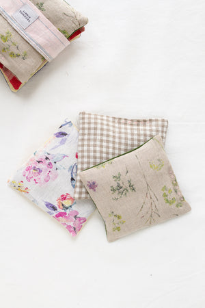 LINEN AND LAVENDER SACHET SET (SET OF 3)